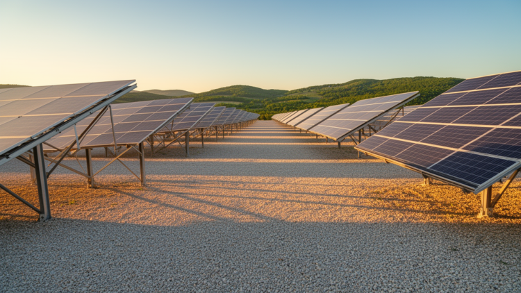 Mixed solar array pairs bifacial and monofacial panels to outshine shading losses