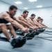 Aerobic metabolism dominates but anaerobic surges mark the start of simulated 2000-m rowing races