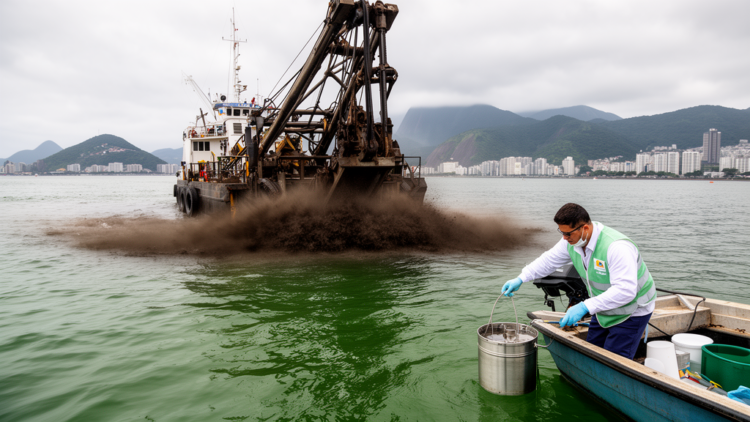 Zinc Surges When Guanabara Bay Sediments Are Stirred, Testing Brazil’s Dredging Rules