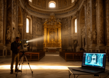 Scan-to-HBIM workflow brings a Baroque Italian church into virtual reality