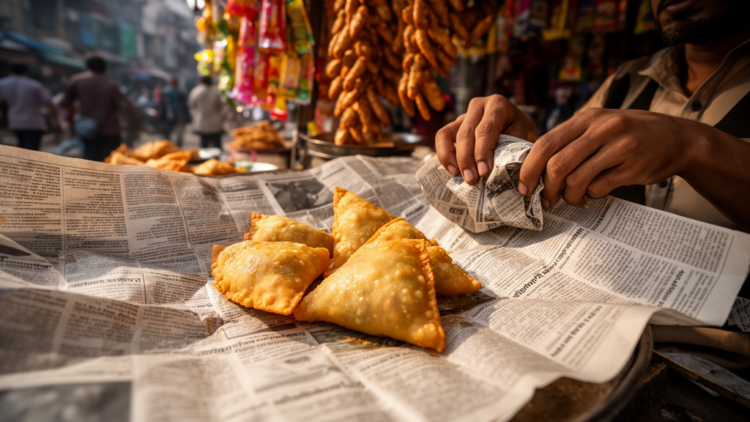 Printed Papers Used as Food Wrappers in Dhaka Carry Toxic Trace Elements