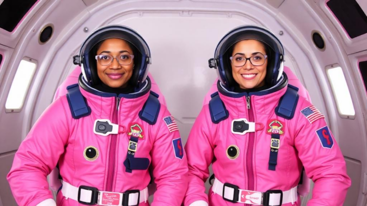 Pink Flight Jackets and Hashtags: How Women Astronauts Reframe Science on Instagram