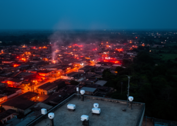 Year-Long Sensor Network Reveals Night-Time Urban Heat Island in Two Nigerian Cities