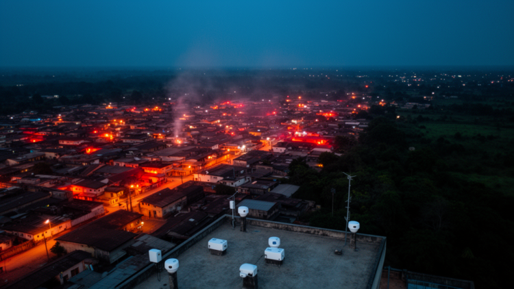 Year-Long Sensor Network Reveals Night-Time Urban Heat Island in Two Nigerian Cities