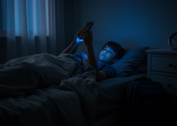More Daily Screen Time, Less Adequate Sleep for U.S. Children and Teens