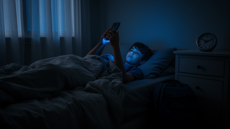 More Daily Screen Time, Less Adequate Sleep for U.S. Children and Teens