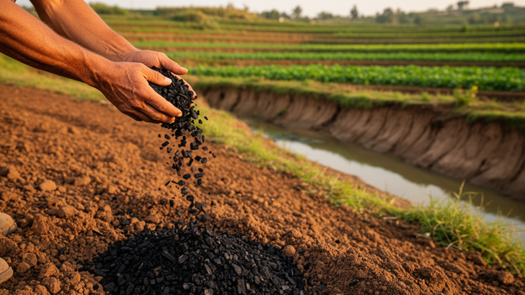 Biochar’s erosion-control co-benefits valued at up to €25 per hectare yearly