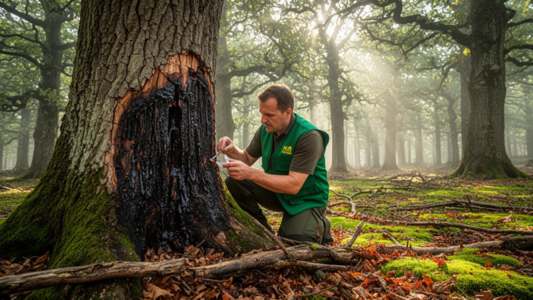 Acute Oak Decline confirmed across Croatian pedunculate oak forests for the first time