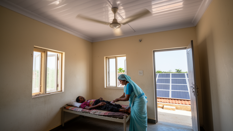 False ceilings, fans and rooftop solar could cool Bangladesh’s rural clinics