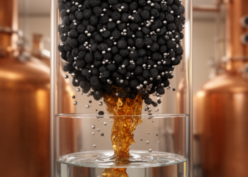Farm waste turned into carbon filters that strip metals from distillery effluent