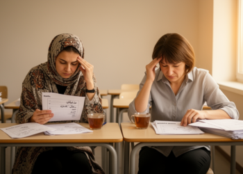 Iranian and Polish language teachers carry the same stress in different ways