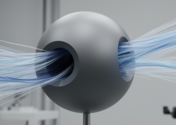 Borehole size and angle reshape how air flows around a drilled sphere