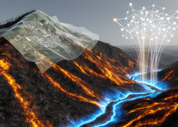 Machine learning maps post-wildfire debris-flow hazards from lidar and satellite data
