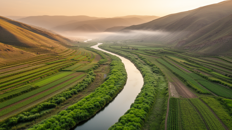 Slope shapes which buffer zones best protect water quality in the Tumen River basin
