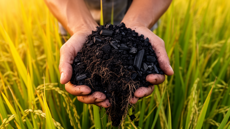 Biochar Boosts Rice Yields and Microbial Life, Review Finds, With Caveats