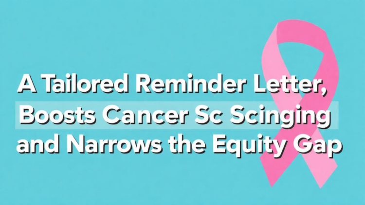 A Tailored Reminder Letter Boosts Breast Cancer Screening and Narrows the Equity Gap
