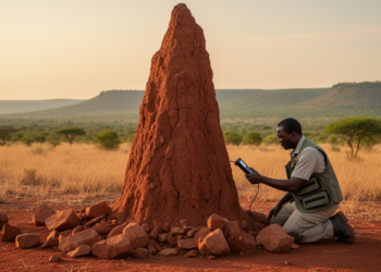 Termites as prospectors: anthills flag radiometric anomalies in Nigeria’s Benue Trough