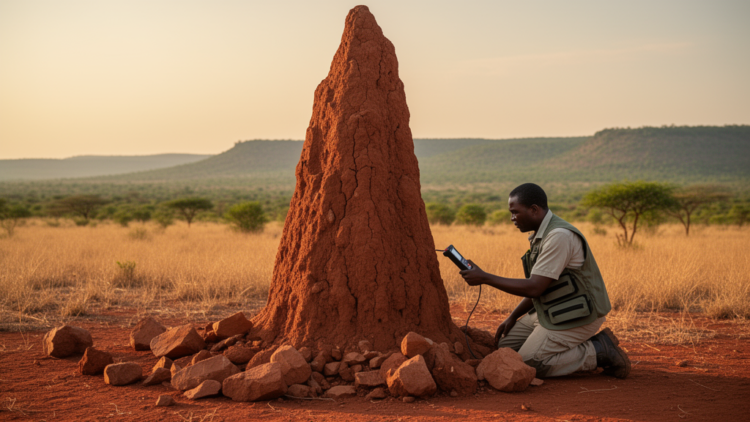 Termites as prospectors: anthills flag radiometric anomalies in Nigeria’s Benue Trough