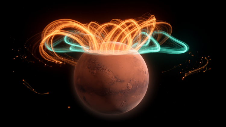 Mars Without a Magnetic Shield: Reconnection Reshapes the Red Planet’s Space Environment