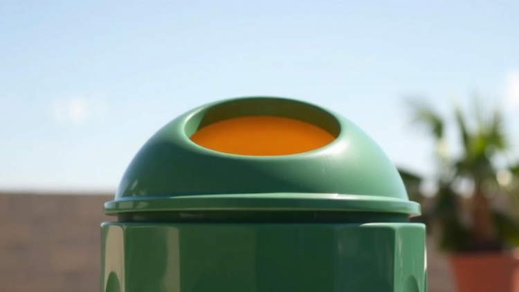 Sunlight-Powered Catalyst Turns Trash Bin Lids Into Odor-Destroying Air Purifiers
