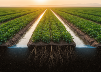 Irrigation Sends Nitrogen and Phosphorus Seeping Underground in China’s Hetao Farmland