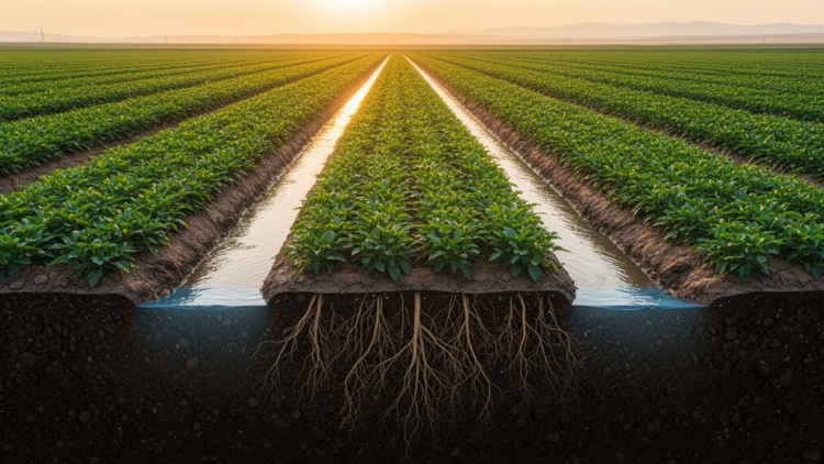 Irrigation Sends Nitrogen and Phosphorus Seeping Underground in China’s Hetao Farmland