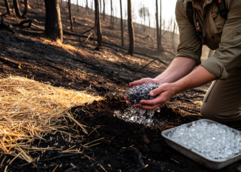 Superabsorbent Polymers Hold Water Briefly but Strengthen Fire-Area Slopes