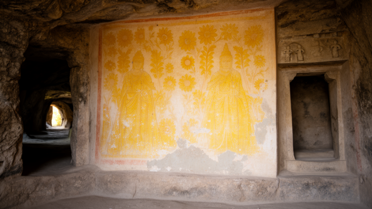 Ozone Pollution Is Fading Ancient Safflower Yellow in Grotto Temple Murals