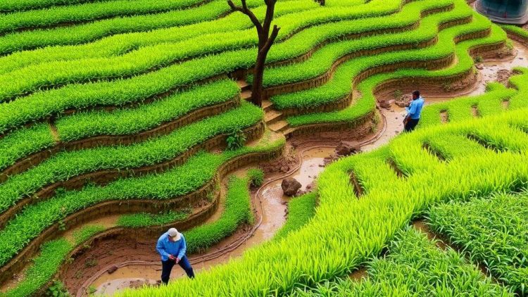 Vetiver Grass Terraces Slash Fertilizer Runoff in Sri Lanka’s Steep Tea Lands