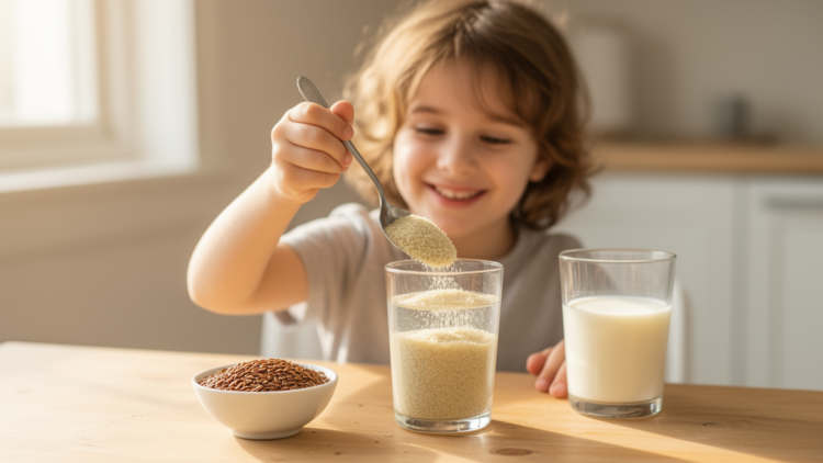Psyllium husk lowers cholesterol in children with familial hypercholesterolemia while flax seeds cut triglycerides
