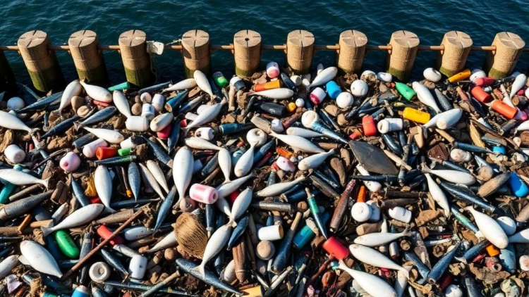 Thousands of Fishing Debris Items Pile Up on Argentina’s Most Famous Fishing Groynes