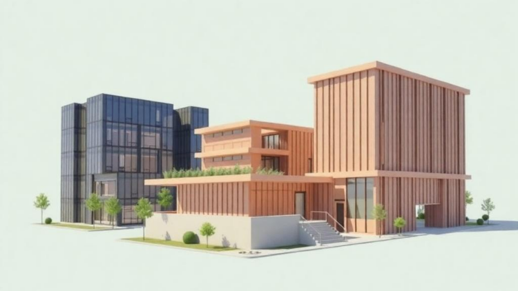 AI-Generated Buildings Reveal How Design Choices Skew Material Stock Estimates