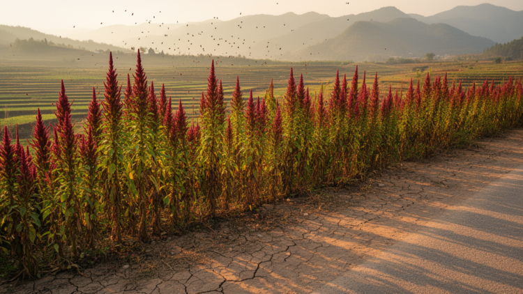 Invasive Amaranthus weeds predicted to shift across China as climate changes
