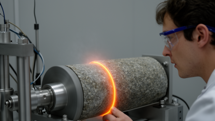 Thermoelastic Instability Sets a Limit to Sample-Size Effects in Rock Friction