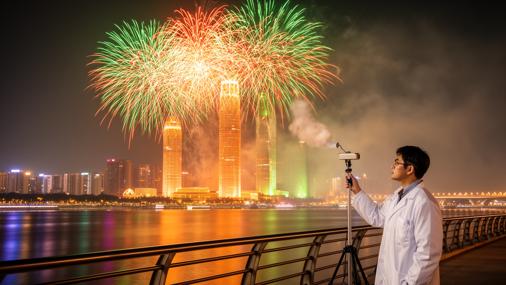 Fireworks Send Barium Soaring 1000-Fold as Particles Transform Within Hours