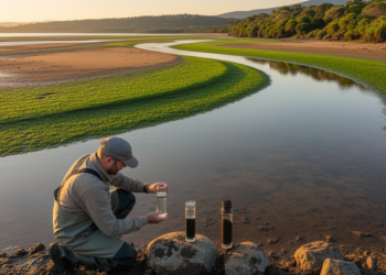 Bacteria split into distinct water and sediment communities in South Africa’s Knysna Estuary