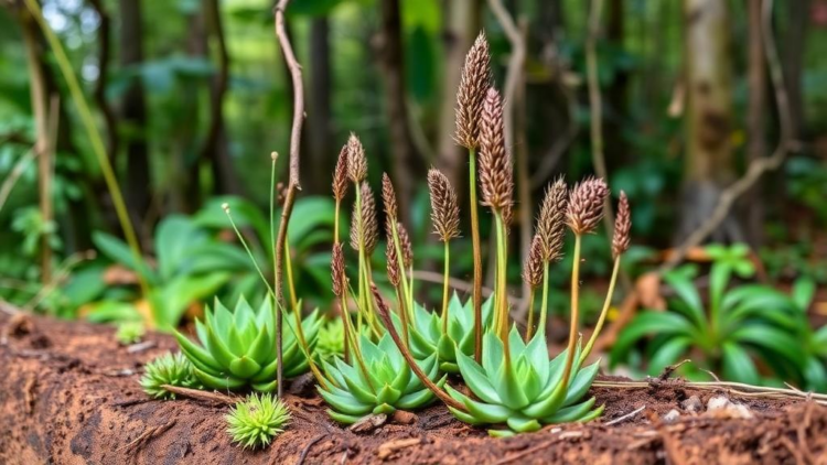 Rainforest Herbs With Succulent Stems Reveal How Plants Survive Drought at the Forest’s Dry Edge