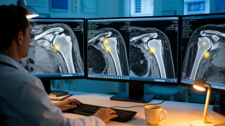 Deep-learning network pinpoints shoulder landmarks on CT scans