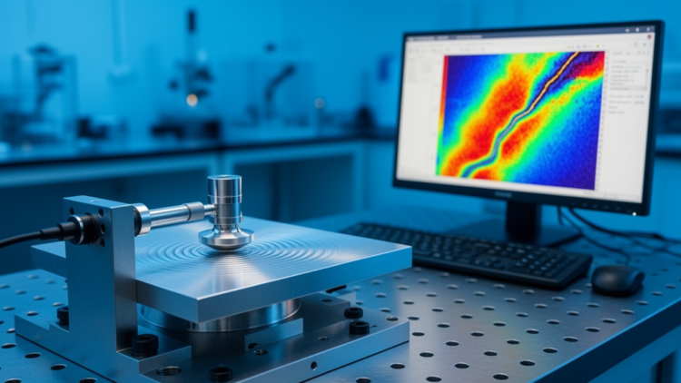 Simulated Ultrasound and Machine Learning Probe Hidden Fatigue Cracks in Titanium