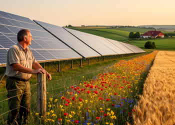 German farmers weigh solar power, flower strips and the future of their land