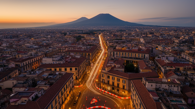 Game theory reveals which Naples road closures hurt the network most