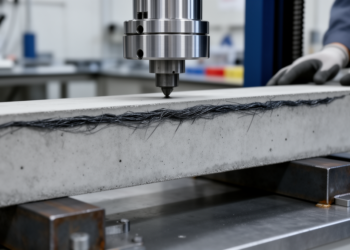 Carbon fibers give concrete a longer fatigue life under variable-amplitude flexural loading, lab study finds