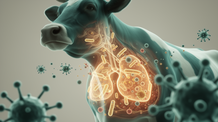 Large metatranscriptomic survey reveals complex microbial and host signatures in bovine respiratory disease