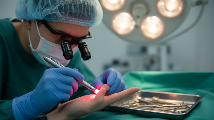 Simple light test helps surgeons locate subungual glomus tumors during surgery
