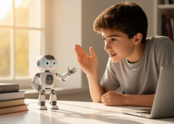 Imagined Robot Intelligence Linked to Teen Engagement Through Academic Self-Efficacy