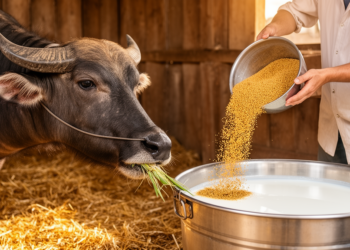 Yeast and enzyme feed supplement boosts milk quality in lactating buffaloes