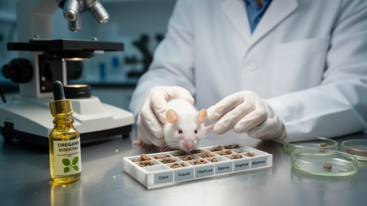 Crude Oregano Essential Oil Cuts Blastocystis Cyst Shedding in Infected Mice