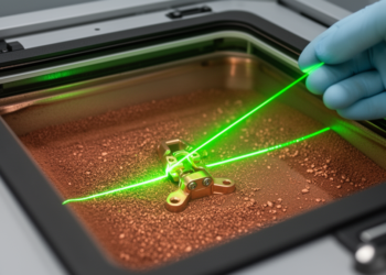 Green laser 3D printing of pure copper hinges on power–speed matching, study finds