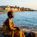 Ocean views ease stress for Ghanaian villagers, but the calm fades with familiarity