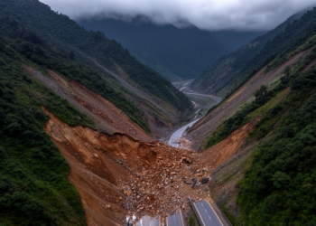 AHP landslide susceptibility map flags 30% of NH 505 corridor as very high risk